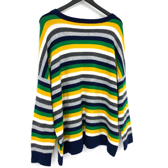 COURT & ROWE Wool Blend Striped Sweater - Picture 13 of 16